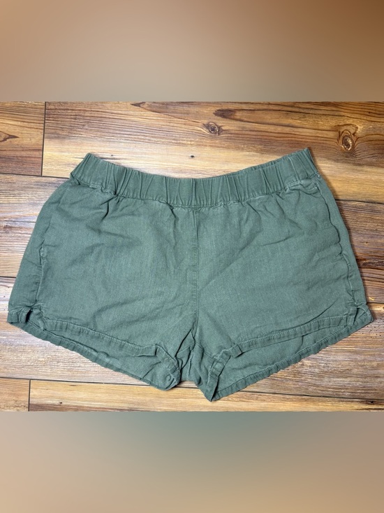 Madewell Pants - Madewell Olive Green Pull On Shorts Womens Small Elastic Waist Casual